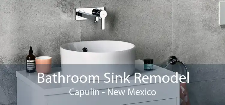 Bathroom Sink Remodel Capulin - New Mexico