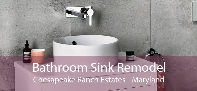 Bathroom Sink Remodel Chesapeake Ranch Estates - Maryland