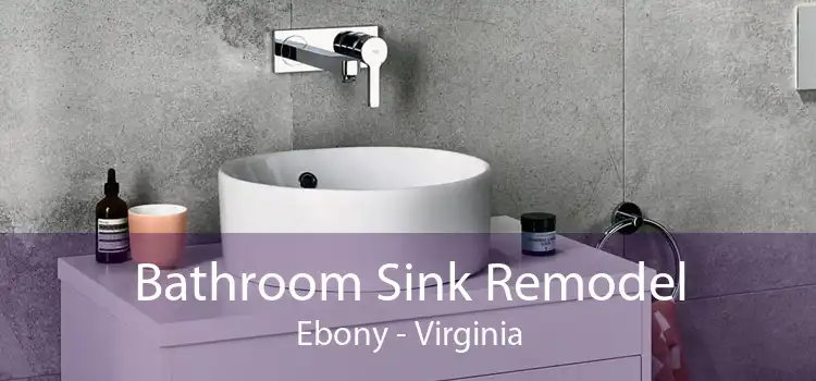 Bathroom Sink Remodel Ebony - Virginia