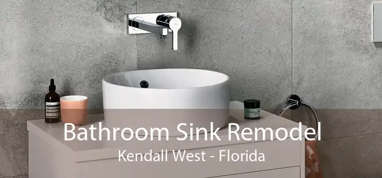 Bathroom Sink Remodel Kendall West - Florida