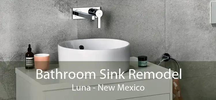 Bathroom Sink Remodel Luna - New Mexico