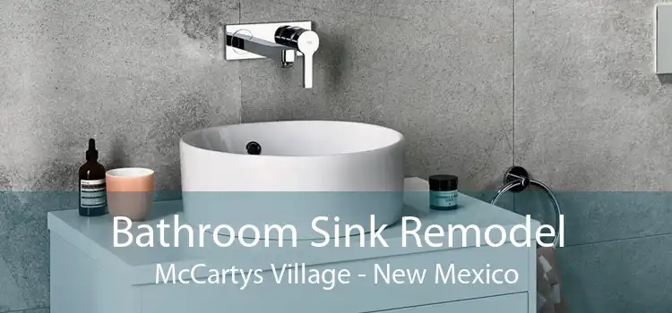 Bathroom Sink Remodel McCartys Village - New Mexico