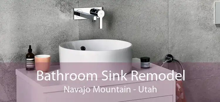 Bathroom Sink Remodel Navajo Mountain - Utah