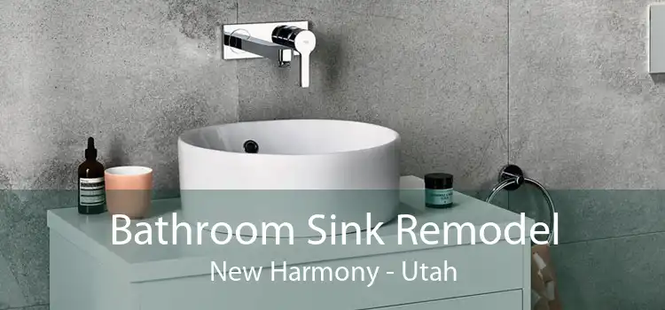 Bathroom Sink Remodel New Harmony - Utah