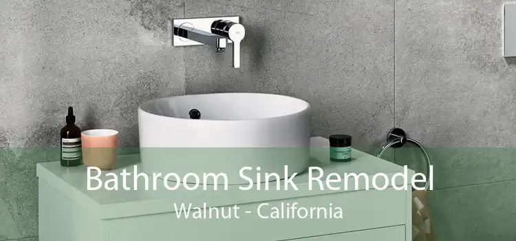 Bathroom Sink Remodel Walnut - California