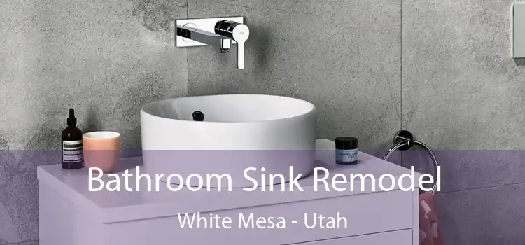 Bathroom Sink Remodel White Mesa - Utah