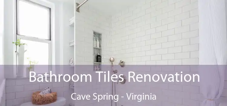 Bathroom Tiles Renovation Cave Spring - Virginia