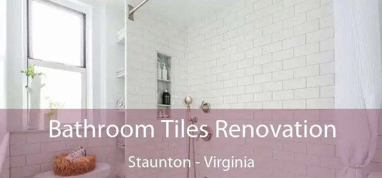 Bathroom Tiles Renovation Staunton - Virginia