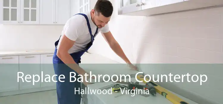 Replace Bathroom Countertop Hallwood - Virginia