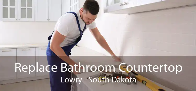 Replace Bathroom Countertop Lowry - South Dakota