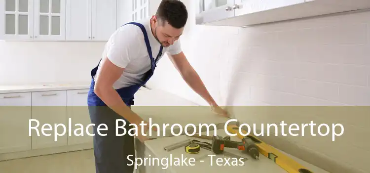 Replace Bathroom Countertop Springlake - Texas