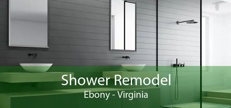 Shower Remodel Ebony - Virginia